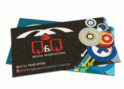 Cartões de Visita - Reciclado - 5x9 cm